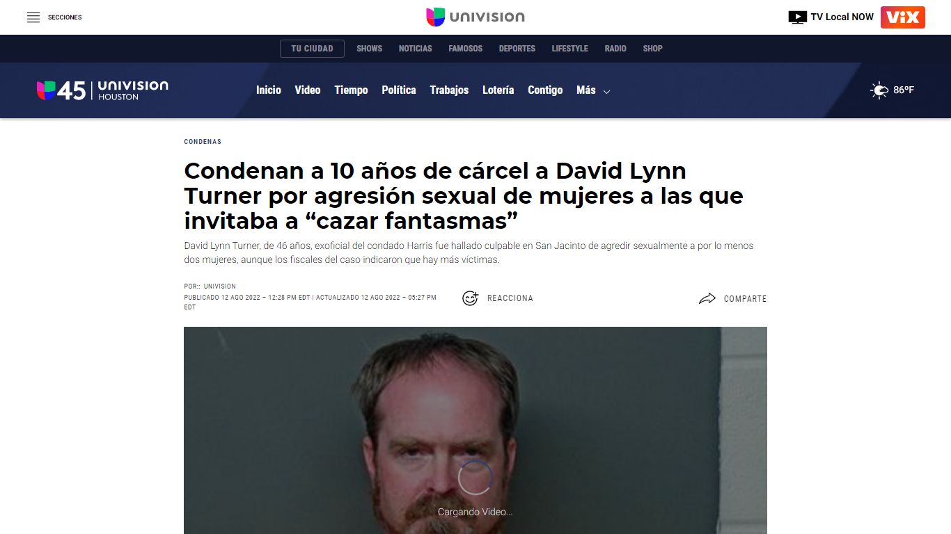 Condenan a 10 años en la cárcel a David Lynn Turner por agresión sexual ...