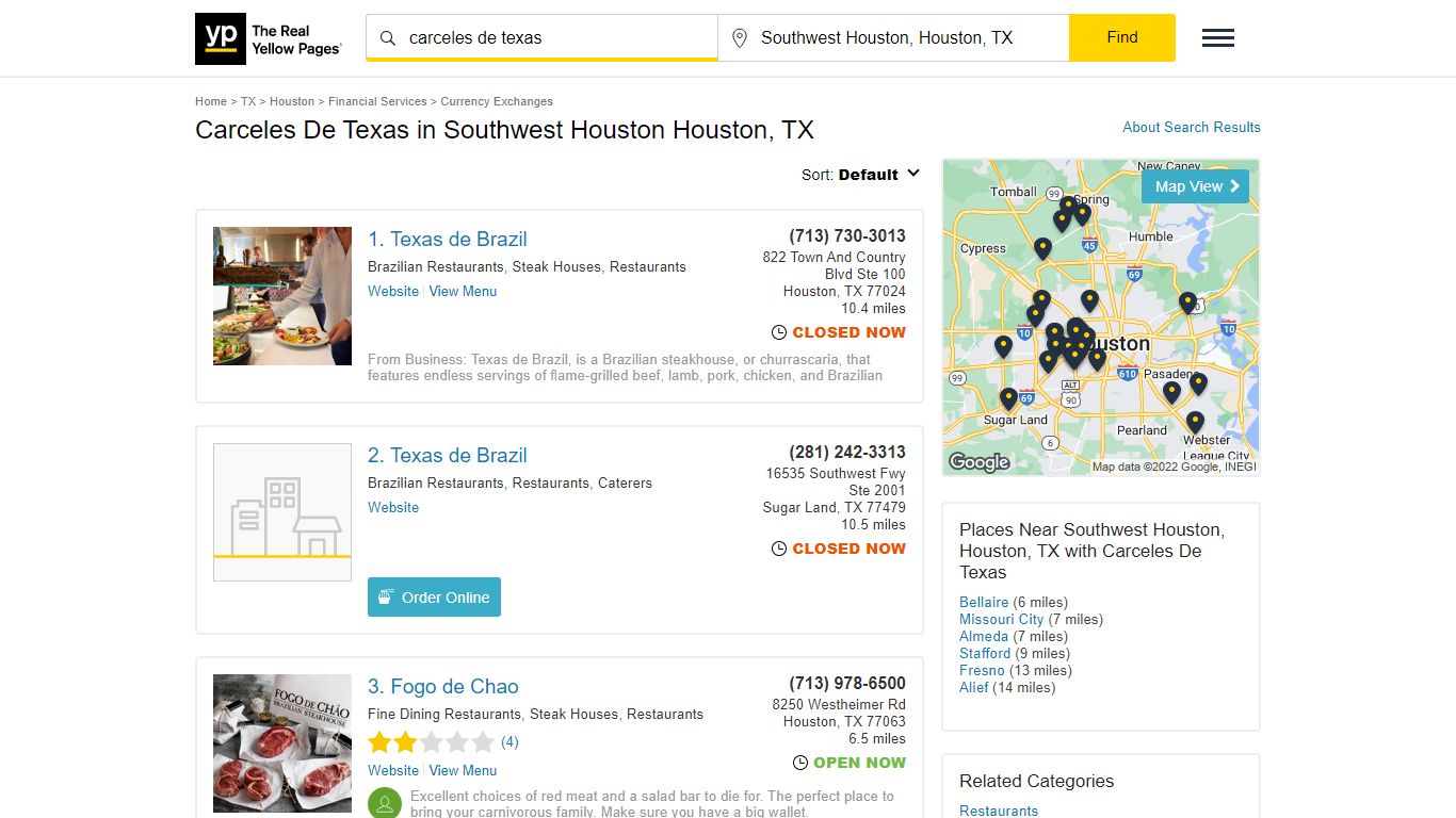 Carceles De Texas in Southwest Houston Houston, TX - Yellow Pages